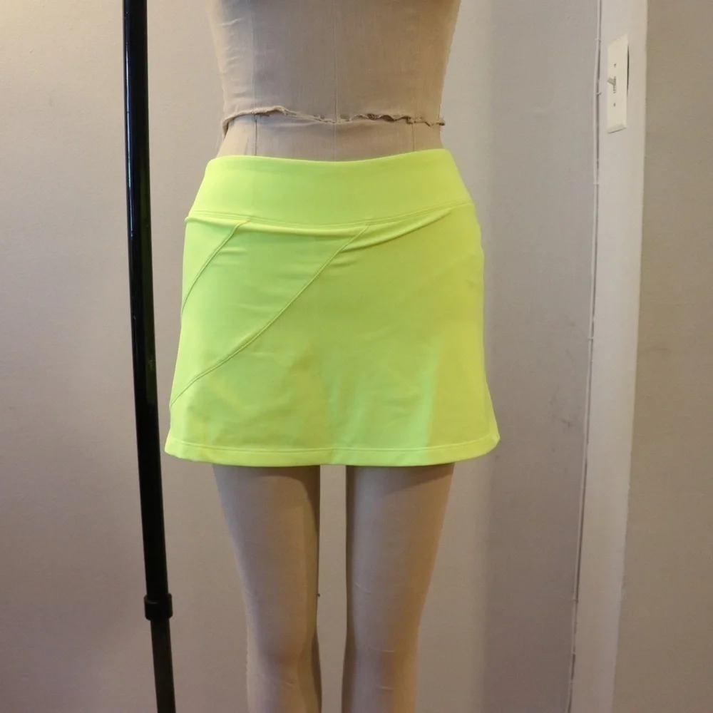 NEW Fila Neon Yellow Platinum Active Skort Size XS